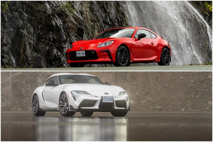 Car Toyota GR86 vs Supra which offers better driver engagement